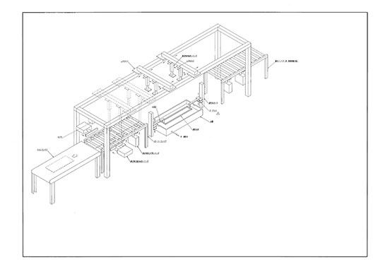自動化ライン　設計図